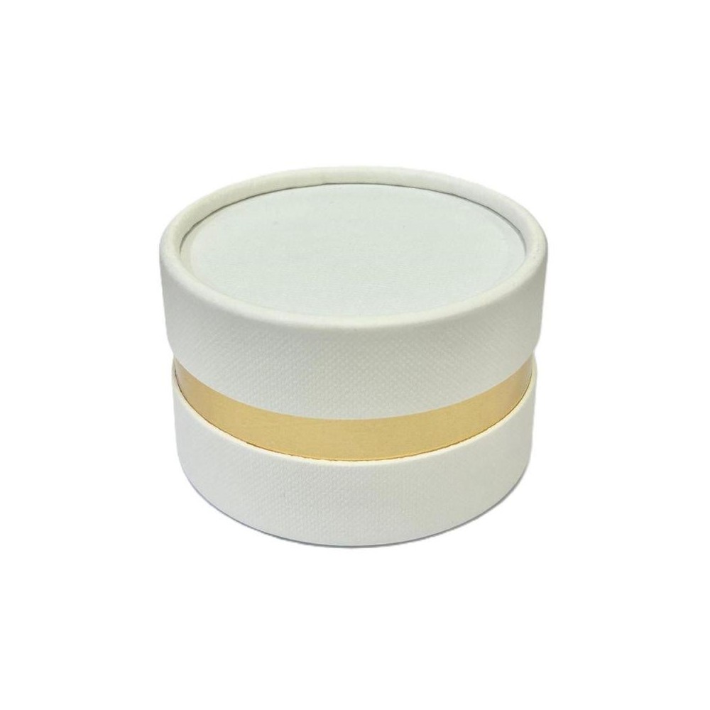 SCATOLA TONDA 8X6CM BIANCA